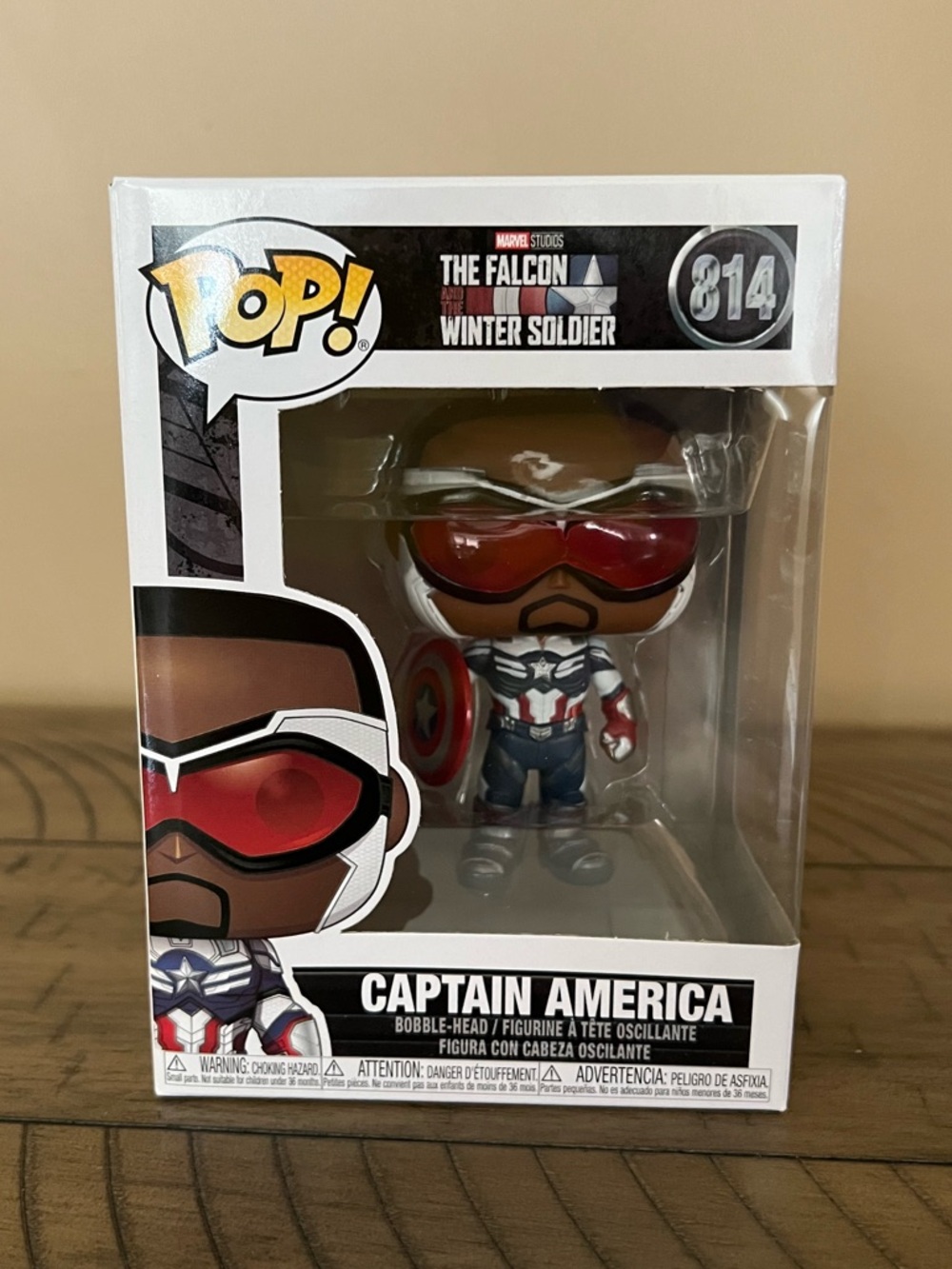 Funko Pop! Marvel The Falcon and the Winter Soldier Captain America #814